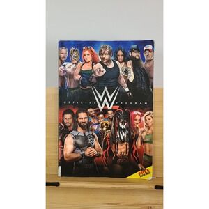 WWE Official Program 2016 Souvenir Magazine John Cena Roman Reigns Seth Rollins